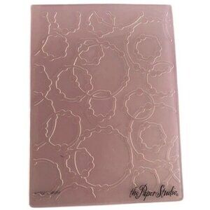 The Paper Studio Circle Dots Embossing Folder